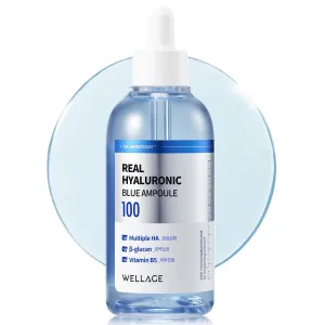 [WELLAGE] Real Hyaluronic Blue Ampoule 100 100ml